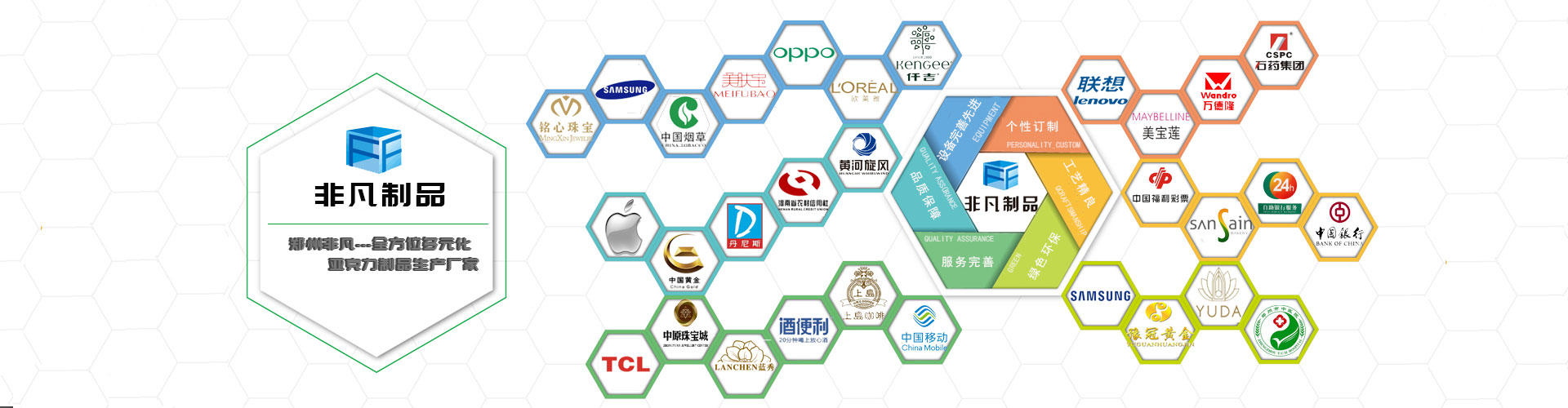 鄭州非凡十年專(zhuān)注亞克力制品加工、亞克力展示架定制,先后服務(wù)于VIVO、三星、丹尼斯等知名品牌企業(yè)!